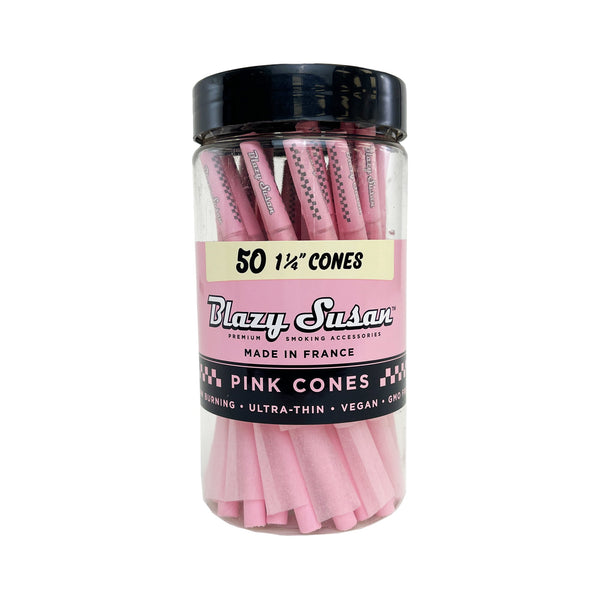 Adquiere Blazy Susan Pink Pre Rolled Cones 1 1/4 de venta en DEVO - Marca: DEVO