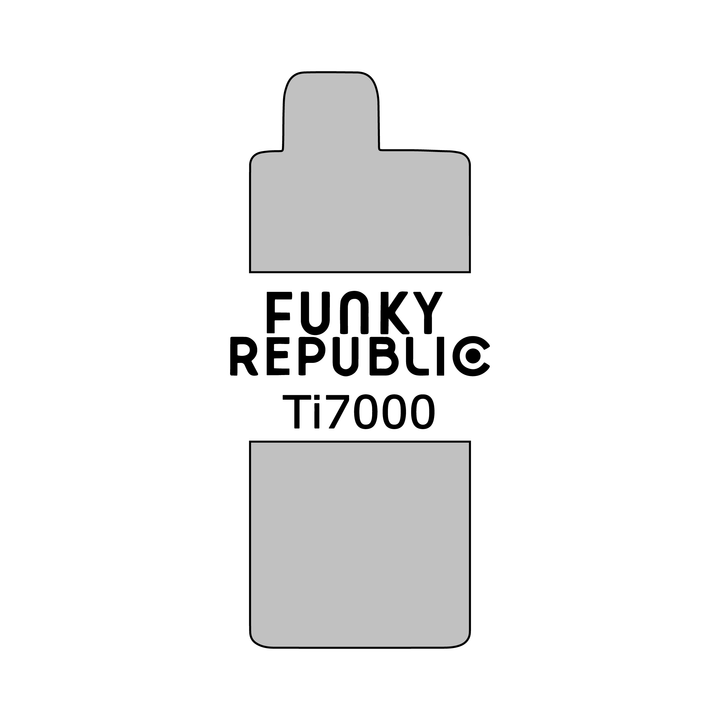 Adquiere Elfbar Funky Republic Ti7000 -  Ice Mint de venta en DEVO - Marca: Funky Republic