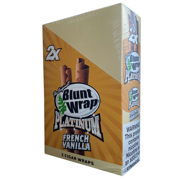 Adquiere Blunt Wrap - Double Platinum French Vanilla de venta en DEVO - Marca: DEVO