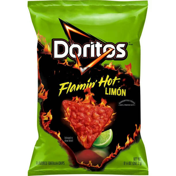 Adquiere Prueba Doritos Flamin' Hot Limon (Importado) de venta en DEVO - Marca: Gabacho Market