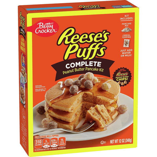 Adquiere Reese'S Puffs Complete Peanut Butter Pancake Kit (Importado) de venta en DEVO - Marca: Gabacho Market