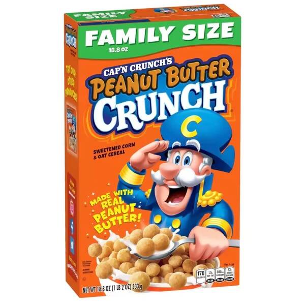 Adquiere Cap'N Crunch Cereal Family Size (Importado) de venta en DEVO - Marca: Gabacho Market